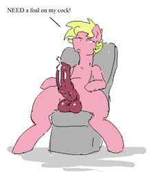 Size: 704x784 | Tagged: explicit, artist:dragonlover69, oc, oc:dragonlover69, balls, foalcon, imported from derpibooru, male, nudity, oc only, penis, pony, solo, solo male, stallion