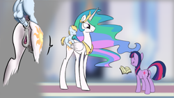 Size: 1920x1080 | Tagged: explicit, artist:0xddeeff, princess celestia, twilight sparkle, oc, age difference, alicorn, anal, anatomically correct, anus, balls, blurry background, book, casual nudity, casual sex, colt, colt on mare, crotchboobs, dock, earth pony, eye, eyes, eyes closed, female, foal, foalcon, folded wings, g4, horn, horsecock, imported from derpibooru, jewelry, larger female, male, mare, nipples, nudity, open mouth, penetration, penis, ponut, pony, pony on pony action, raised tail, reading, regalia, reverse foalcon, sex, size difference, straight, straight shota, tail, talking, teats, text, unicorn, vagina, vulva, wings, young
