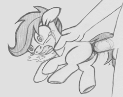 Size: 933x739 | Tagged: explicit, grimdark, artist:lockerobster, scootaloo, abuse, anal, balls, crying, female, filly, foal, foalcon, g4, human, human male, human male on filly, human on pony action, imported from derpibooru, interspecies, male, missing limb, monochrome, nudity, painal, penetration, penis, pony, rape, scootabuse, sex, straight, wingless