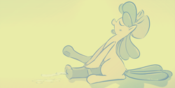 Size: 5757x2898 | Tagged: explicit, artist:dr.acorn, apple bloom, absurd resolution, big penis, bow, cum, cumming, earth pony, fifth leg, foalcon, futa, futa apple bloom, g4, horsecock, imported from derpibooru, impossibly large penis, intersex, monochrome, nudity, penis, pony, sketch, solo, solo futa