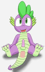 Size: 2443x3880 | Tagged: explicit, artist:foxkai, spike, anal, dragon, erection, foalcon, g4, gay, high res, imported from derpibooru, male, male focus, nudity, penetration, penis, sex, solo focus, spread legs, spreading