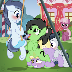 Size: 1536x1536 | Tagged: explicit, artist:facelessjr, oc, oc:anon, oc:filly anon, afterglow, aftersex, ahegao, ass up, bad touch, bedroom eyes, bisexual, blowjob, blushing, canon x oc, cheerilee, cheerilee is not amused, clipboard, colt, creampie, cum, cum in mouth, cunnilingus, derp, dinky hooves, disappointed, drool, drool string, earth pony, eye contact, eyes rolling back, face down ass up, female, female orgasm, filly, filly on colt, filly on filly, foal, foal orgy, foalcon, foursome, g4, group sex, happy sex, hoofjob, horn, horn penetration, hornjob, horsecock, imminent detention, imminent expulsion, imported from derpibooru, lesbian, licking, licking cock, looking at each other, looking down, magic, magical stimulation, male, molestation, mottled genitals, mouth hold, nudity, open mouth, oral, oral creampie, orgasm, orgy, outdoor sex, outdoors, pegasus, pencil, penetration, penis, personal space invasion, pony, ponytail, precum, proud, reasonably sized genitals, rumble, rumble gets all the fillies, rumbledink, sex, sex education, shady daze, shipping, show accurate, show accurate porn, straight, swing, this will end in detention, this will not end well, tongue out, unamused, underhoof, unicorn, vaginal, vaginal secretions, vaginal secretions in mouth
