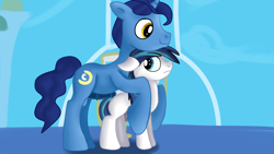 Size: 1280x720 | Tagged: explicit, artist:jbond, shining armor, age difference, balls, big dom small sub, colt, duo, father and child, father and son, foal, foalcon, g4, gay, horsecock, imported from derpibooru, incest, infidelity, male, maledom, malesub, night light, nudity, penis, pony, ship:shining light, shipping, stallion, stallion on colt, submissive, unicorn