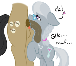 Size: 1000x868 | Tagged: explicit, artist:deserter, artist:fearingfun, silver spoon, balls, balls deep, bipedal, blowjob, color edit, colored, creampie, cum, cum in mouth, cumming, deepthroat, earth pony, edit, female, filthy rich, filthyspoon, floppy ears, foalcon, g4, heart, horsecock, imported from derpibooru, leaning, male, masturbation, nudity, oral, oral creampie, penis, pony, raised hoof, sex, stallion on filly, straight, throat bulge, throatpie, vaginal secretions, who needs organs?, x-ray