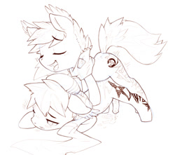 Size: 1000x882 | Tagged: explicit, artist:xennos, oc, ahegao, all fours, anal, anal creampie, anal orgasm, ass up, brother, brothers, clothes, colt on colt, creampie, cum, cum while penetrated, cumming, doggy style, eyes closed, face down ass up, foalcon, from behind, gay, genitals, hands free, horsecock, humping, imported from derpibooru, incest, male, monochrome, nudity, oc name needed, oc only, open mouth, orgasm, orgasm cumshot, penetration, penis, pony, pony on pony action, reasonably sized genitals, reverse foalcon, scarf, sex, shipping, sibling incest, siblings, simultaneous orgasm, twincest, twins