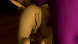 Size: 640x360 | Tagged: explicit, artist:php106, scootaloo, 3d, animated, anus, butt, female, foalcon, g4, gif, imported from derpibooru, nudity, plot, pony, solo, solo female, source filmmaker, vagina
