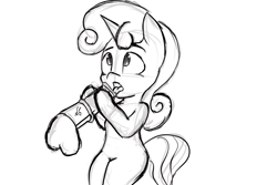Size: 5400x3600 | Tagged: explicit, sweetie belle, absurd resolution, artist needed, disembodied penis, female, foalcon, g4, imported from derpibooru, licking, licking cock, male, nudity, oral, penis, sex, sketch, straight, tongue out