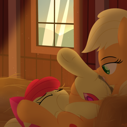 Size: 2160x2160 | Tagged: explicit, artist:dtcx97, apple bloom, applejack, anatomically correct, anus, apple bloom's bow, apple sisters, applecest, barn, bedroom eyes, bow, colored pupils, cottagecore, covering mouth, crepuscular rays, cunnilingus, cutie mark, dark genitals, drool, duo, duo female, earth pony, eyes closed, female, filly, foal, foalcon, g4, hair bow, high res, imported from derpibooru, incest, legs in air, lesbian, licking, mare, mare on filly, nudity, on back, oral, ponut, pony, scrunchy face, sex, ship:bloomjack, shipping, siblings, signature, sisters, sitting, the cmc's cutie marks, tongue out, underhoof, vaginal secretions, vulva, wall of tags, window