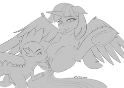 Size: 7016x4961 | Tagged: explicit, artist:wolfmask, spike, twilight sparkle, 30 minute art challenge, absurd resolution, age difference, alicorn, ass, balls, blushing, butt, cunnilingus, dragon, duo, duo male and female, female, foalcon, g4, imported from derpibooru, male, nudity, oral, penis, plot, pony, pseudoincest, sex, ship:twispike, shipping, sketch, spread legs, spread wings, spreading, straight, twilight is a foal fiddler, underhoof, vulva, wingless spike, wings