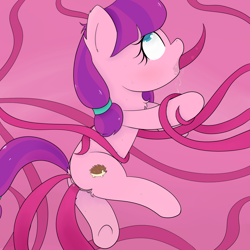Size: 1280x1280 | Tagged: explicit, artist:zlight, all the way through, anal, anus, blushing, butt, double penetration, female, filly, foal, foalcon, g4, imported from derpibooru, lily longsocks, multiple penetration, nudity, penetration, plot, pony, reverse oral, sex, solo, solo female, tentacle porn, tentacles, tentacles on female, tentacles on filly, vaginal, vulva