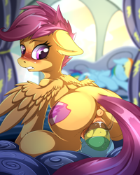 Size: 1400x1750 | Tagged: explicit, artist:teta, rainbow dash, scootaloo, anus, blushing, butt, colored pupils, cutie mark, dildo, dock, egg, egg insertion, female, filly, foal, foalcon, g4, implied scootadash, imported from derpibooru, insertion, nudity, oviposition, pegasus, plot, ponut, pony, rainbow dash's house, scootabutt, sex, sex toy, sleeping, stealth sex, the cmc's cutie marks, vaginal insertion, vaginal secretions, vulva
