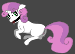 Size: 588x424 | Tagged: explicit, artist:legendoflink, sweetie belle, anus, ballgag, bondage, drool, female, floppy ears, foalcon, g4, gag, implied rape, implied sex, imported from derpibooru, nudity, ponut, solo, solo female, vagina, vaginal secretions, wet