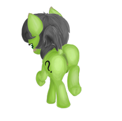 Size: 905x903 | Tagged: explicit, artist:happy harvey, oc, oc:anon, oc:filly anon, anatomically correct, anus, blushing, butt, clitoris, cutie mark, dock, earth pony, female, filly, foal, foalcon, imported from derpibooru, lifted leg, looking back, nudity, oc only, phone drawing, plot, pony, raised tail, rear view, simple background, smiling, solo, solo female, tail, transparent background, underhoof, vagina, vulva