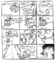 Size: 1797x1983 | Tagged: explicit, grimdark, artist:duop-qoub, twilight sparkle, oc, oc:anon, oc:filly anon, >rape, >tfw, ahegao, alicorn, comic, discord, female, filly, foal, foalcon, g4, greentext, imported from derpibooru, open mouth, pony, rape, sex, text, transformation