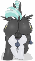 Size: 1037x1800 | Tagged: explicit, artist:southernsteed, age difference, anal, anus, balls, big dom small sub, both cutie marks, brother, brothers, butt, colt, dark genitals, dock, doggy style, erection, faceless male, foal, foalcon, from behind, g4, gay, imported from derpibooru, incest, large penetration, male, nudity, offscreen character, older male, pegasus, penetration, penis, plot, ponut, pony, pony on pony action, raised tail, rumble, sex, ship:rumblelane, shipping, short mane, sibling incest, siblings, size difference, stallion, stallion on colt, sweat, sweaty balls, tail, taint, the ass was fat, thunderbutt, thunderlane, underhoof, younger male