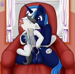 Size: 1455x1432 | Tagged: explicit, artist:kitshokit, oc, oc:night wisdom, oc:prismwind, all the way through, anatomically incorrect, bow, creampie, cum, cum in mouth, cum through, cumming, female, filly, foal, foalcon, from behind, glasses, hair bow, horsecock, imported from derpibooru, insertion, internal, internal cumshot, large insertion, male, nudity, oc only, penetration, penis, pony, sex, sitting, stallion, stallion on filly, straight, unicorn, vaginal, who needs organs?, x-ray, younger