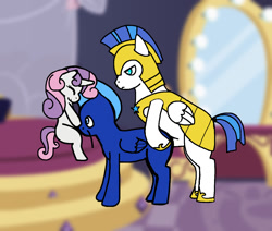 Size: 1483x1257 | Tagged: explicit, artist:sportifli, sweetie belle, oc, oc:sportifli, age difference, anal, big dom small sub, bisexual, bisexual male, colt, cunnilingus, female, filly, filly on colt, foal, foalcon, g4, gay, guard, imported from derpibooru, indoors, lazytown, male, maledom, malesub, op wants attention, oral, pegasus, pony, pony on pony action, reverse foalcon, royal guard, royal guard armor, sex, sportacus, stallion, stallion on colt, straight, submissive, why