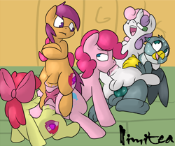 Size: 2500x2086 | Tagged: explicit, artist:nimitea, apple bloom, pinkie pie, scootaloo, sweetie belle, 180 penis, anal, anatomically correct, anus, balls, blowjob, cutie mark crusaders, earth pony, female, foalcon, futa, futa apple bloom, futa cutie mark crusaders, futa gabby, futa on female, futa on futa, futa scootaloo, futa sweetie belle, g4, gabby, gangbang, griffon, group sex, herm, high res, imported from derpibooru, intersex, lesbian, mottled genitals, multiple penetration, my little pony: friendship is magic, nudity, oral, pegasus, penetration, penis, ponut, pony, sex, ship:gabbybelle, ship:pinkiebloom, ship:scootapie, ship:sweetiepie, shipping, the cmc's cutie marks, the fault in our cutie marks, triple penetration, unicorn, vaginal, vulva