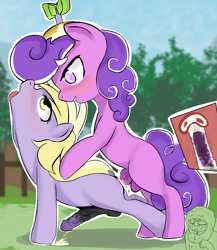 Size: 1620x1867 | Tagged: explicit, artist:jonathan the awesome, all fours, backbend, balls, creampie, cum, cum in uterus, cum on floor, cumming, dark genitals, derpibooru exclusive, dinky hooves, dinkyscrew, doggy style, duo, earth pony, eye contact, foal, foalcon, from behind, futa, futa dinky hooves, futa on futa, futa screwball, g4, herm, horsecock, imported from derpibooru, internal cumshot, intersex, nudity, penetration, penis, pony, screwball, sex, shipping, unicorn, uterus, vaginal, x-ray
