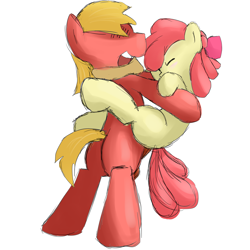 Size: 4000x4000 | Tagged: explicit, artist:php106, apple bloom, age difference, applecest, balls, big macintosh, bipedal, blushing, bow, brother and sister, earth pony, eyes closed, female, filly, foal, foalcon, g4, genitals, imported from derpibooru, incest, male, missing cutie mark, no eyes, nudity, open mouth, penetration, penis, pony, sex, ship:macbloom, shipping, siblings, simple background, stallion, stallion on filly, straight, suspended congress, too hot for putin, vaginal, white background
