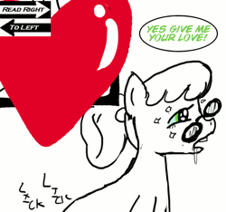 Size: 640x600 | Tagged: questionable, artist:ficficponyfic, oc, oc:emerald jewel, oc:joyride, oc:loupe, /ss/, animated, balls, bedroom eyes, bottle, bowtie, censored, changeling, child, clothes, cockblock, colt, colt quest, cutie mark, dialogue, disguise, disguised changeling, edit, eyeshadow, foal, foalcon, fucking machine, gif, green eyes, heart, horn, imported from derpibooru, insertion, machine, makeup, male, manacles, mantle, milking device, milking machine, moan, monochrome, nudity, oc only, on back, one eye closed, oral, partial color, pony, ponytail, restraints, sex, sex toy, shipping, smiling, sparkles, straight, straight shota, sweat, tongue out, unicorn, vibrator, vulgar, wide eyes