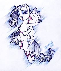 Size: 1002x1178 | Tagged: explicit, artist:dubstepina, rarity, spike, age difference, belly button, bondage, cunnilingus, cutie mark, dragon, duo, duo male and female, erotica, female, foalcon, g4, imported from derpibooru, impossibly long tongue, language, long tongue, male, oral, pleasure, pony, romance, sex, ship:sparity, shipping, softcore, straight, straight shota, tongue out, unicorn, white sheets, wingless spike, wrapped