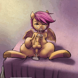 Size: 900x900 | Tagged: explicit, artist:chromaskunk, artist:kevinsano edits, artist:sb-af, scootaloo, 3d, animated, anus, autofacial, cum, cum on self, dickgirl, edit, facial, foal, foalcon, futa, futa scootaloo, g4, gif, horsecock, imported from derpibooru, intersex, nudity, on back, pegasus, penis, pony, scooteroll, solo, solo futa, stereoscopy, wiggle stereogram