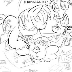 Size: 800x800 | Tagged: explicit, spike, big macintosh, discord, dungeons and discords, earth pony, foalcon, g4, gay, imported from derpibooru, male, my little pony: friendship is magic, nudity, penis, pony, ship:spikentosh, shipping, stallion, that was fast