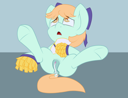 Size: 2600x2000 | Tagged: explicit, artist:swiftnicity, ahegao, anus, butt, cheerleader, cheerleader outfit, clothes, creampie, cum, cute, diapeaches, earth pony, female, filly, foal, foalcon, g4, hair bow, high res, implied straight, imported from derpibooru, my little pony: friendship is magic, nudity, open mouth, peach fuzz, peachbutt, pom pom, ponut, pony, solo, solo female, the cart before the ponies, vagina