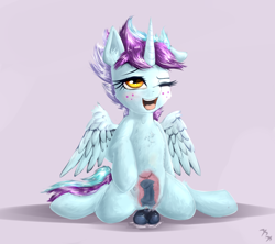 Size: 1541x1368 | Tagged: explicit, artist:sapsan, oc, alicorn, alicorn oc, commission, crotchboobs, dildo, female, foalcon, imported from derpibooru, insertion, nipples, nudity, oc only, pony, sex toy, solo, solo female, uterus, vaginal insertion, vulva, x-ray, x-ray version
