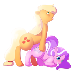 Size: 2042x2065 | Tagged: explicit, grimdark, artist:politekun, applejack, diamond tiara, abuse, age difference, crying, earth pony, foalcon, futa, futa applejack, futa on female, g4, high res, imported from derpibooru, intersex, pony, rape, sex, simple background, tiarabuse, tongue out, white background