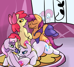 Size: 3300x3000 | Tagged: explicit, artist:nimitea, apple bloom, rarity, scootaloo, sweetie belle, alternate version, anus, blowjob, cmc foursome, cutie mark crusaders, earth pony, female, foalcon, foursome, futa, futa apple bloom, futa cutie mark crusaders, futa on female, futa scootaloo, futa sweetie belle, g4, gangbang, group sex, herm, high res, horn, horn penetration, imported from derpibooru, incest, insertion, intersex, nudity, oral, pegasus, penetration, penis, ponut, pony, raricest, sex, ship:raribelle, ship:rariloo, shipping, spitroast, the cmc's cutie marks, threesome, unicorn, vaginal insertion, vaginal secretions