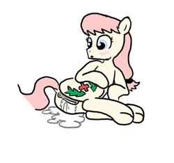Size: 640x600 | Tagged: explicit, artist:ficficponyfic, oc, oc:hope blossoms, aftersex, blushing, color, color edit, colored, colt quest, cum, cyoa, edit, excessive cum, female, foalcon, imported from derpibooru, male, mare, nudity, oc only, pony, shocked, story included, straight, vagina