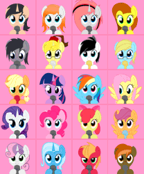 Size: 1054x1264 | Tagged: explicit, artist:justisanimation, artist:whatsapokemon, apple bloom, applejack, button mash, fluttershy, pinkie pie, rainbow dash, rarity, scootaloo, sweetie belle, twilight sparkle, oc, oc:ashley kinky, oc:dishe, oc:fezcake, oc:fifeice, oc:isp, oc:justis, oc:solareyn, oc:tweek, oc:wayward pony, age difference, alicorn, animated, big macintosh, blowjob, canon x oc, colt, cutie mark crusaders, earth pony, female, filly, flash, foal, foalcon, g4, game, gay, gif, glasses, horsecock, imported from derpibooru, incest, link in source, looking at you, male, mane six, mare, nudity, oc x oc, oral, pegasus, penis, pink background, pony, preview, redraw, sex, shipping, simple background, stallion, stallion on colt, straight, sucking, trixie, unicorn, vector, wrong eye color