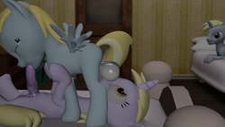 Size: 1920x1080 | Tagged: explicit, artist:asch13, 3d, 69 position, balls, bedroom eyes, blowjob, chirpy hooves, crying, dinky hooves, dipsy hooves, eyes closed, female, foalcon, futa, futa chirpy hooves, futa dinky hooves, futa on futa, g4, horsecock, imported from derpibooru, incest, intersex, looking at each other, looking at you, looking up, nudity, oral, oral penetration, penis, sex, ship:dinkychirp, shipping, siblings, sisters, source filmmaker, spread wings, wingboner, wings