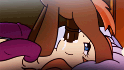 Size: 640x360 | Tagged: explicit, artist:fantasyblade, button mash, oc, oc:cream heart, animated, bed, big penis, blinking, blowjob, canon x oc, clothes, colt, commission, creampie, cum, cum in mouth, earth pony, earth pony oc, facefuck, faceless male, female, foal, foalcon, foaldom, g4, horsecock, humping, imported from derpibooru, incest, legwear, male, mare, mare on colt, medial ring, mother and child, mother and son, nudity, offscreen character, on back, oral, oral creampie, penis, pony, sex, ship:buttoncest, shipping, stockings, straight, straight shota, throat swabbing