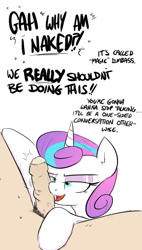 Size: 440x772 | Tagged: explicit, artist:shoutingisfun, princess flurry heart, oc, oc:anon, bedroom eyes, cock worship, dialogue, discussion about dicks in the comments, eyes on the prize, eyeshadow, female, femdom, foalcon, foaldom, foreskin, g4, human, human male, human male on filly, human on pony action, human penis, imminent blowjob, imminent oral, imminent rape, imminent sex, implied rape, imported from derpibooru, interspecies, makeup, male, nudity, nuzzling, older, open mouth, oral, penis, pony, princess emo heart, prize on the eyes, pubic hair, reverse foalcon, sex, smiling, spread legs, spreading, straight, sweat, vulgar