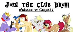 Size: 3306x1461 | Tagged: explicit, oc, oc:bavaria, oc:canni soda, oc:princess pancake, oc:unity (brony fair), oc:westfalia, ahegao, anus, artist needed, blowjob, clitoris, collage, collar, crown, cum, cum on body, cum on hair, cumming, edit, facial, female, foal, foalcon, gangbang, german, germany, group sex, horsecock, imported from derpibooru, jewelry, lesbian, licking, male, masturbation, nudity, oc only, oc x oc, open mouth, oral, orgasm, orgy, penetration, penis, pony, pun, recolor, sex, shipping, smiling, stallion, stallion on filly, straight, stroking, swallowing, tongue out, vaginal, vaginal secretions, vector, vector edit, vector trace, vulva, vulvar winking, weird