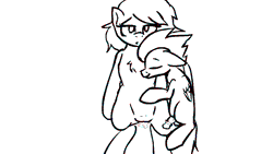 Size: 800x450 | Tagged: explicit, artist:storyteller, oc, oc:femanon, aftersex, age difference, animated, breath, colt, colt on mare, cum, dripping cum, duo, female, flaccid, foal, foalcon, g4, imported from derpibooru, male, mare, monochrome, nudity, pegasus, penis, pony, reasonably sized genitals, reverse foalcon, rumble, sleeping, straight, straight shota
