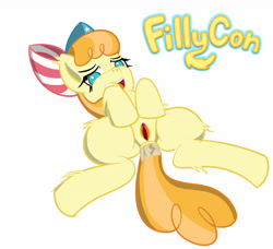 Size: 4328x3949 | Tagged: explicit, artist:anotherpervert, oc, oc:freedom belle, anal, disembodied penis, female, female focus, fillycon, foalcon, imported from derpibooru, nudity, oc only, penis, sex, solo focus, vulva