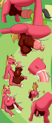 Size: 439x1024 | Tagged: explicit, semi-grimdark, artist:tairedfox, oc, oc:anon, oc:filly anon, abuse, anus, autofellatio, balls, belly, big balls, big macinpred, big macintosh, big penis, blowjob, butt, cock vore, color edit, colored, comic, cum, cum in mouth, cum transformation, death, digestion, earth pony, edit, female, fetish, filly, filly abuse, filly prey, foal, foal abuse, foalcon, g4, head first, horsecock, imported from derpibooru, impossibly large balls, impossibly large penis, male, masturbation, nudity, open mouth, oral, orgasm, penis, plot, pony, post vore sex, sex, stallion, stallion pred, stomach noise, tongue out, unwilling prey, vore