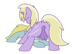 Size: 1280x975 | Tagged: explicit, artist:mr-degration, anus, balls, blowjob, butt, chirpy hooves, dinky hooves, dock, facefuck, foalcon, futa, futa dinky hooves, futa on female, g4, imported from derpibooru, incest, intersex, nudity, oral, oral penetration, penis, plot, ponut, pony, sex, ship:dinkychirp, shipping, simple background, transparent background