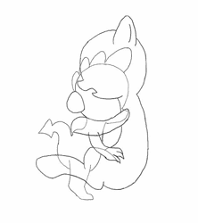 Size: 448x504 | Tagged: explicit, spike, animated, dragon, female, foalcon, g4, imported from derpibooru, male, monochrome, sex, straight