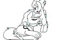 Size: 800x450 | Tagged: explicit, artist:storyteller, oc, oc:anon-mare, age difference, animated, anus, balls, black and white, blowjob, canon x oc, colt, colt on mare, creampie, cum, cum in mouth, cumming, dock, earth pony, eyes closed, facefuck, female, flapping, foal, foalcon, frame by frame, g4, grayscale, horsecock, imported from derpibooru, male, mare, moaning, monochrome, nudity, on side, oral, oral creampie, orgasm, pegasus, penis, ponified, ponut, pony, reverse foalcon, rumble, sex, shipping, straight, straight shota, underhoof, vulva