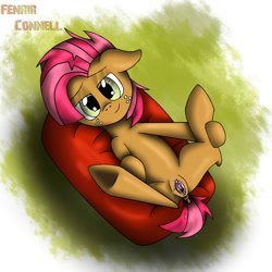 Size: 2000x2000 | Tagged: explicit, artist:fenrir connell, babs seed, anus, dock, female, foalcon, g4, high res, imported from derpibooru, nudity, ponut, solo, solo female, vagina, vaginal secretions, vulva
