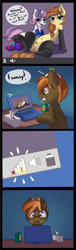 Size: 800x2624 | Tagged: explicit, artist:atane27, button mash, sweetie belle, oc, oc:cream heart, anus, bedroom eyes, clothes, comic, computer, dildo, earth pony, earth pony oc, female, foalcon, g4, implied incest, imported from derpibooru, incest, insertion, juice, juice box, kleenex, laptop computer, legwear, lesbian, male, milf, mother and child, mother and son, nudity, pony, sex toy, ship:buttoncest, ship:sweetiemash, shipping, socks, straight, striped socks, thigh highs, tissue, underhoof, unicorn, voyeurism, vulva