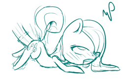 Size: 861x561 | Tagged: explicit, artist:jonathan the awesome, artist:mellowpone, pinkie pie, derpibooru exclusive, female, filly pinkie pie, foalcon, g4, horsecock, imported from derpibooru, male, monochrome, nudity, penetration, penis, sex, straight, vaginal