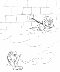 Size: 720x857 | Tagged: explicit, semi-grimdark, artist:happy harvey, oc, oc:anon, oc:filly anon, afterrape, aftersex, anal creampie, anus, blushing, bondage, bukkake, butt, chains, collar, creampie, crying, cum, cum in mouth, daydream, dripping, dripping cum, dungeon, exhibitionism, eyes rolling back, facial, fantasizing, fantasy, female, filly, foal, foalcon, gaping, gaping anus, gaping vagina, grime, hoofing, hooves, hopeless, implied foalcon, implied rape, implied sex, implied straight, imported from derpibooru, kidnapped, leaking, legs in air, masturbation, moan, moaning, moaning in pleasure, nudity, oc only, open mouth, pet tag, phone drawing, plot, public use, rape dungeon, sad, sex slave, sex toy, slave, solo, solo female, tongue out, trapped, underhoof, vagina, vaginal secretions, vulva