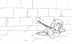 Size: 720x448 | Tagged: explicit, semi-grimdark, artist:happy harvey, oc, oc:anon, oc:filly anon, abuse, afterrape, aftersex, anal creampie, anus, black and white, blushing, bondage, bukkake, butt, chains, collar, creampie, crying, cum, cum in mouth, dripping, dripping cum, dungeon, exhibitionism, eyes rolling back, facial, female, filly, foal, foal abuse, foalcon, gaping, gaping anus, gaping vagina, grayscale, grime, hooves, hopeless, implied rape, implied sex, implied straight, imported from derpibooru, kidnapped, leaking, legs in air, moan, moaning, monochrome, nudity, oc only, open mouth, pet tag, phone drawing, plot, public use, rape dungeon, sad, sex slave, sex toy, slave, solo, solo female, tongue out, trapped, underhoof, vagina, vaginal secretions, vulva