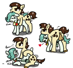 Size: 640x600 | Tagged: explicit, artist:ficficponyfic, oc, oc:emerald jewel, oc:giles pecan, age difference, amulet, anal, anal orgasm, anus, big dom small sub, blank stare, cockring, color, color edit, colored, colt, colt quest, comic, cum, cum while penetrated, cumming, dubious consent, earth pony, edit, femboy, foal, foalcon, from behind, gay, genitals, hands free, heart, horsecock, imported from derpibooru, large penetration, larger male, looking pleasured, male, male oc, mind control, mounting, nudity, oc only, older, orgasm, orgasm cumshot, penetration, penis, pony, pony on pony action, precum, sex, short mane, size difference, smaller male, stallion, stallion on colt, too hot for putin, trap, until they like it, younger